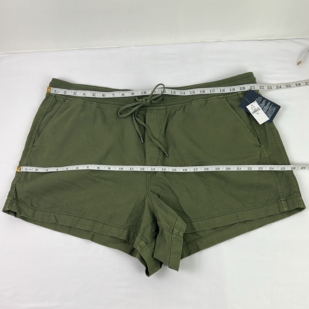 Gap New Women’s XXL Pockets Pull-on Drawstring Tie Waistband Green Short - Picture 5 of 7
